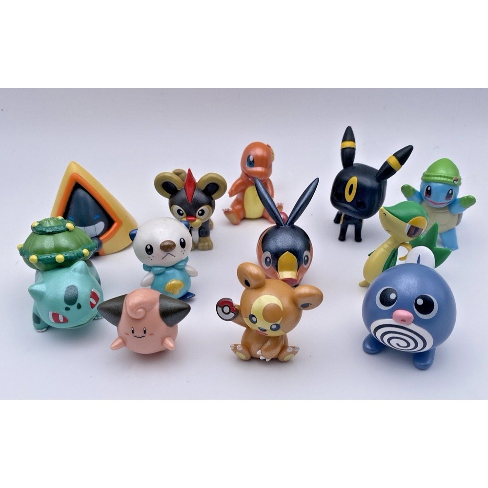Pokemon Battle Figures Jazwares Toy Lot of 12 Toy Figures